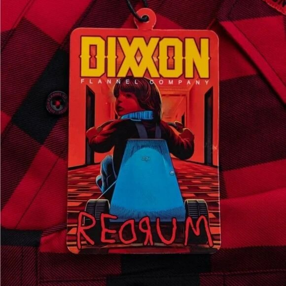 DIXXON Redrum Mens Flannel NWT in bag. 1 Size M, and 1 Size L - Picture 1 of 4